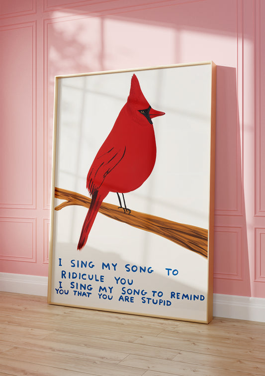 Red Cardinal Song Poster