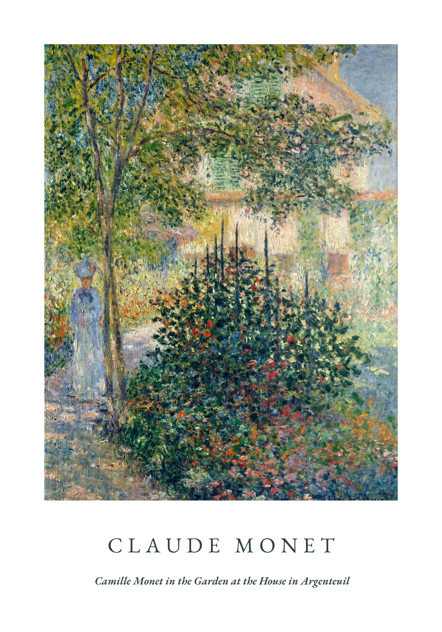 Claude Monet Painting Of Camille Monet Poster