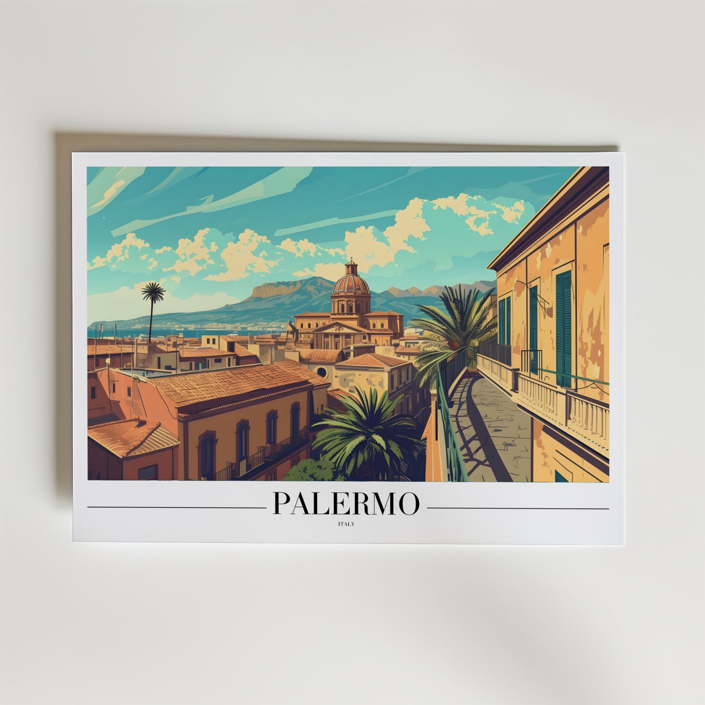 Palermo View Poster