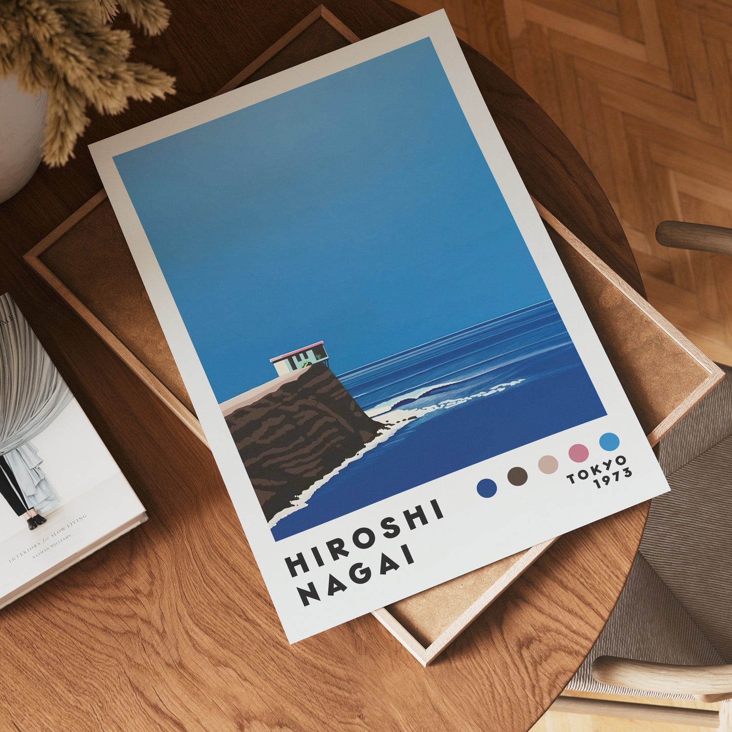 Hiroshi Nagai Cliffside View Poster