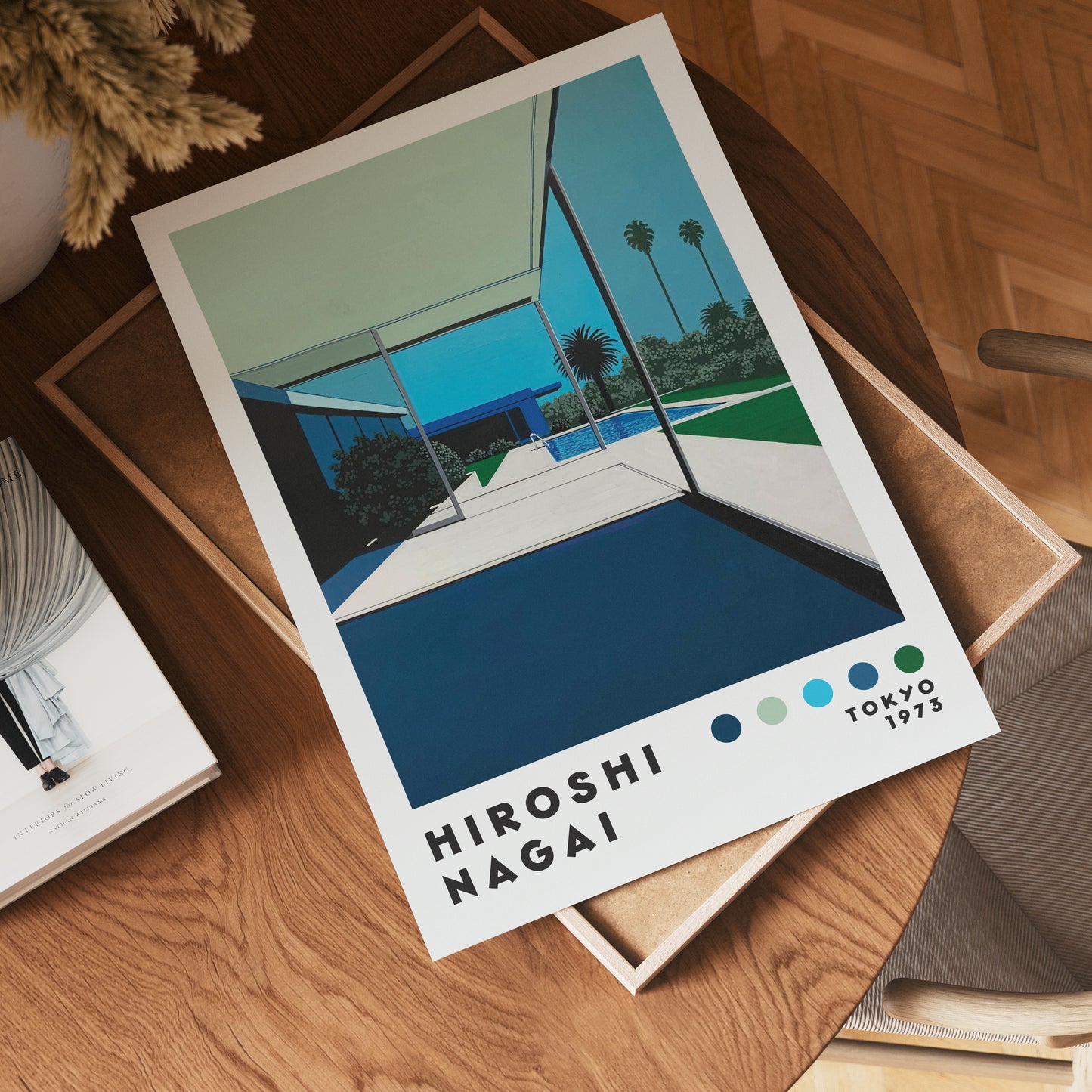 Hiroshi Nagai Poolside Morning Poster