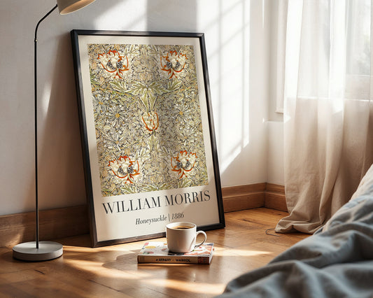 William Morris Honeysuckle 1886 Poster