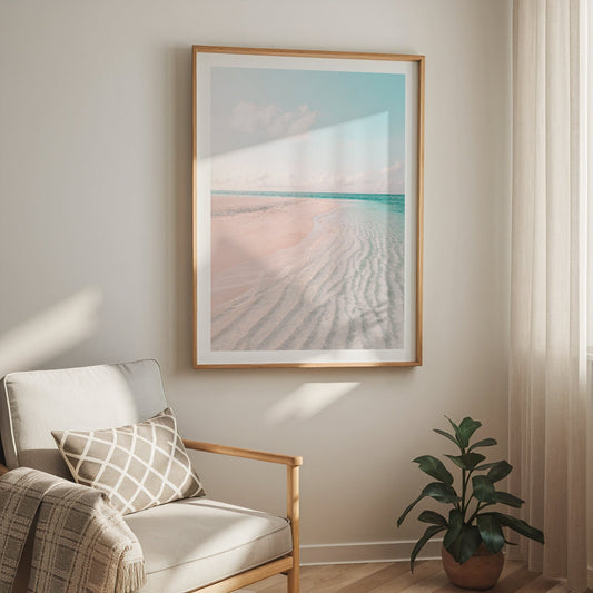 Pastel Shoreline Poster