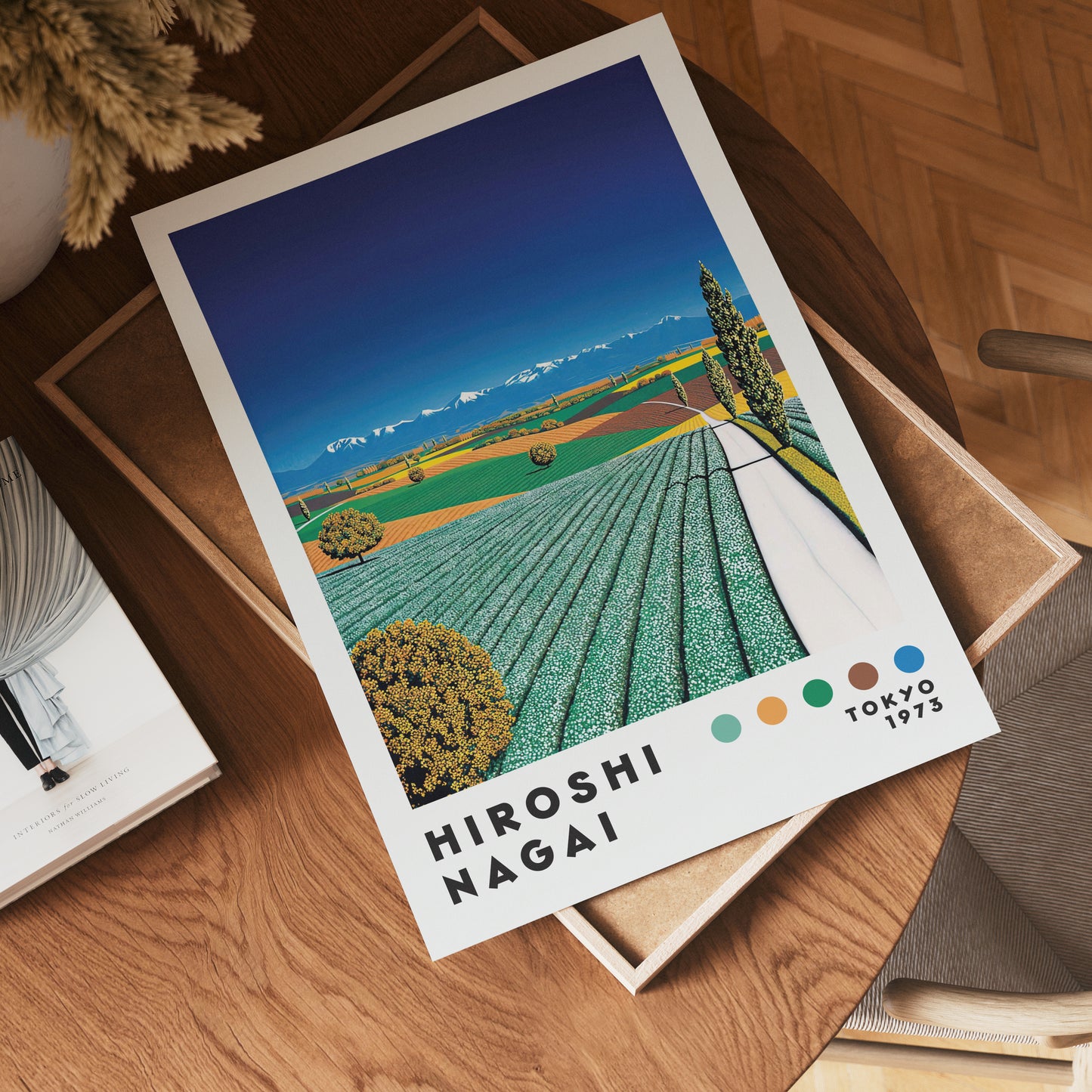 Hiroshi Nagai Painted Fields Poster