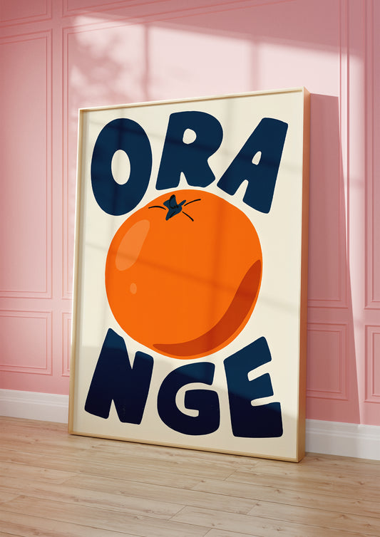 Fresh Citrus Orange Poster
