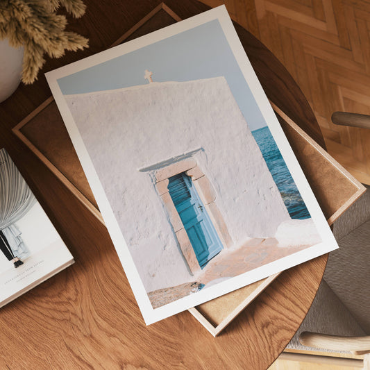 Coastal Chapel Serenity Poster