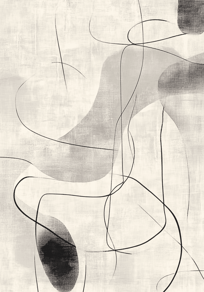 Monochrome Flow Poster