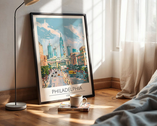 Philadelphia City Hall View Poster