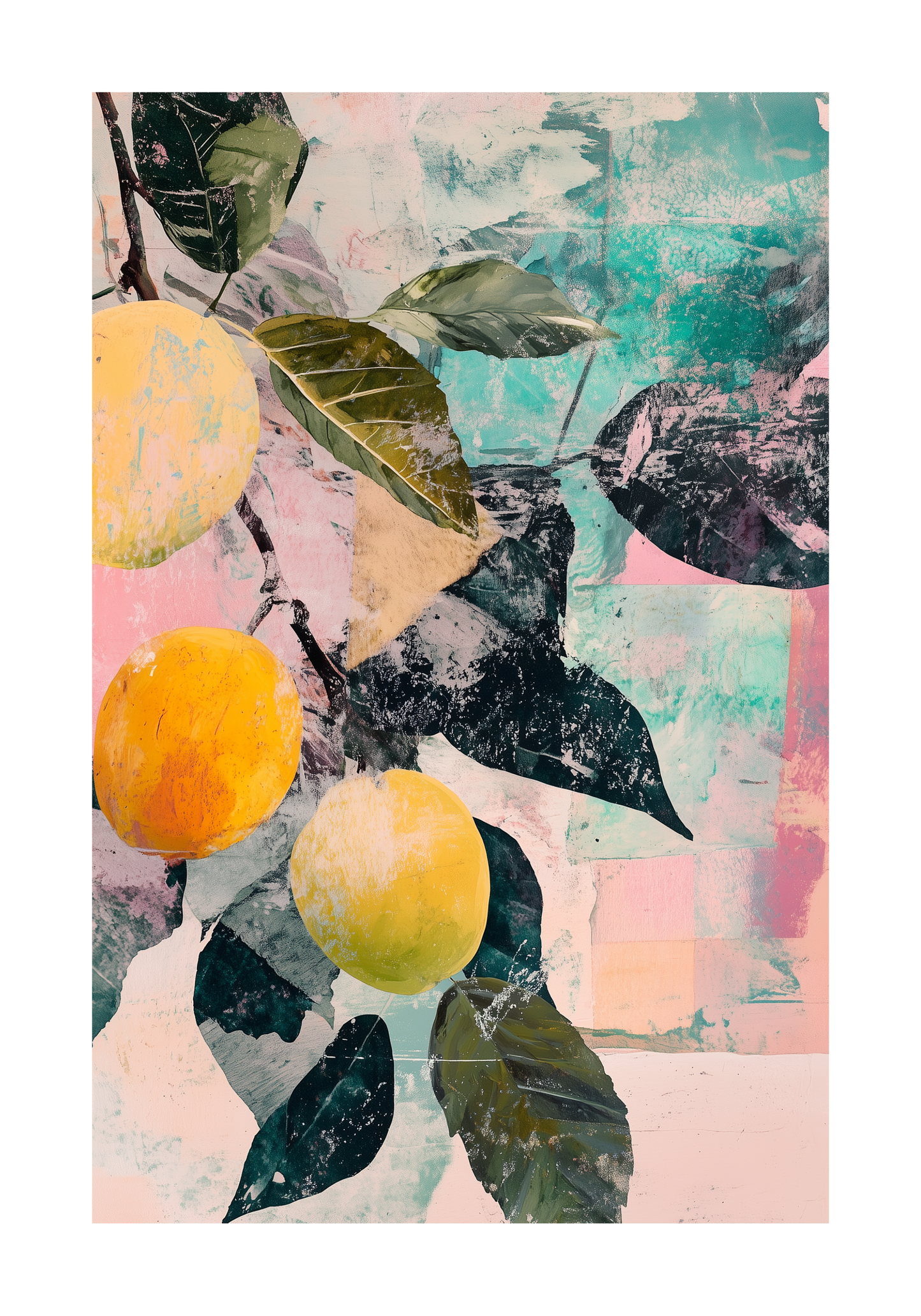 Lemon Garden Poster