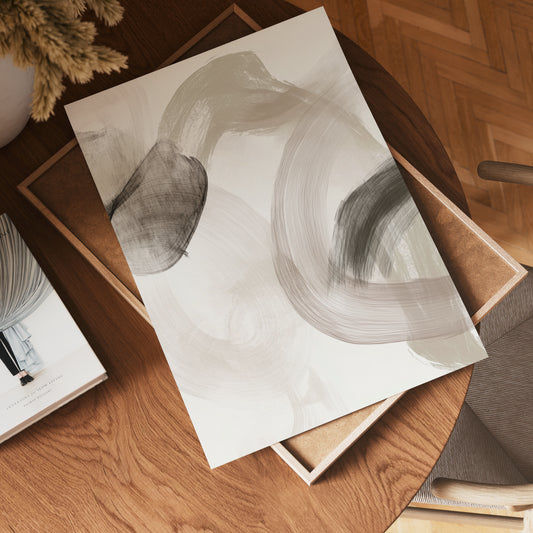 Neutral Strokes Poster