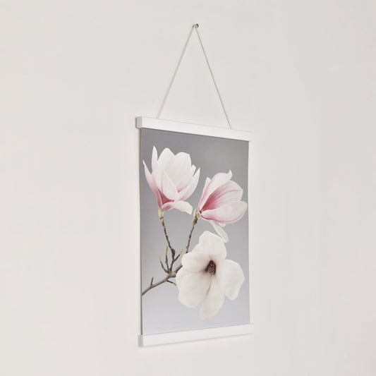 Posterhängare Vit Ek med magnet