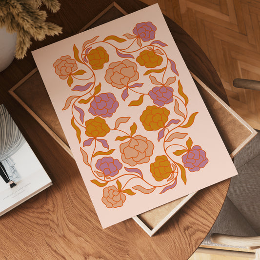 Blooming Rhythm Poster