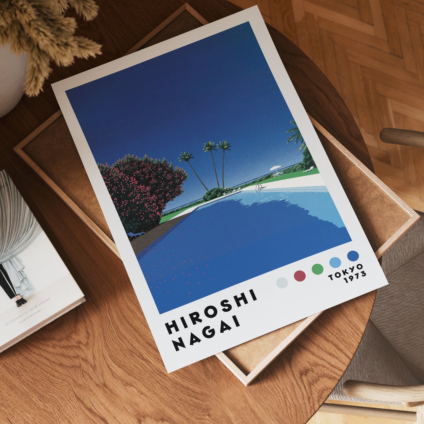 Hiroshi Nagai Deep Blue Pool Poster