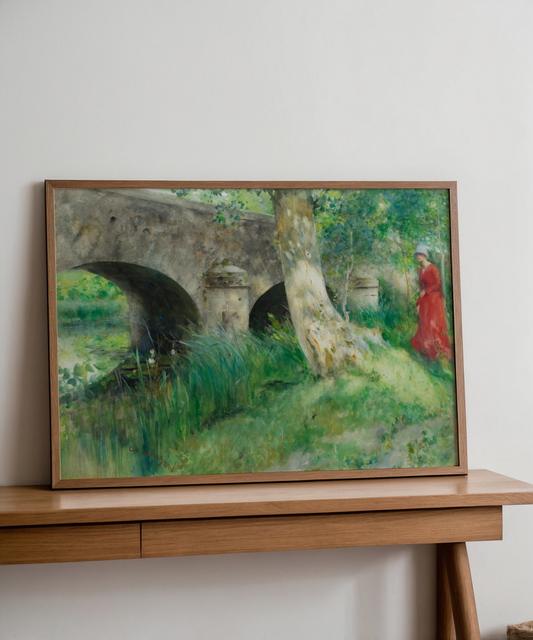Carl Larsson The Bridge in Grez Poster