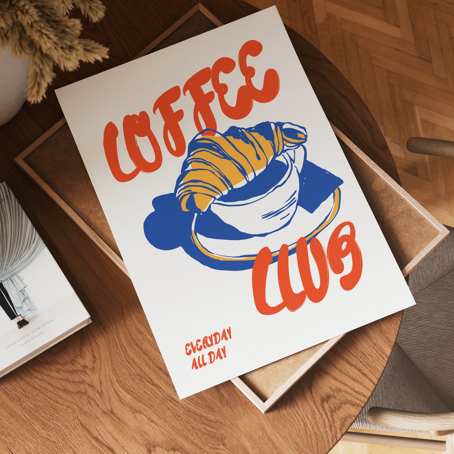 Everyday I'm Coffeeing Poster