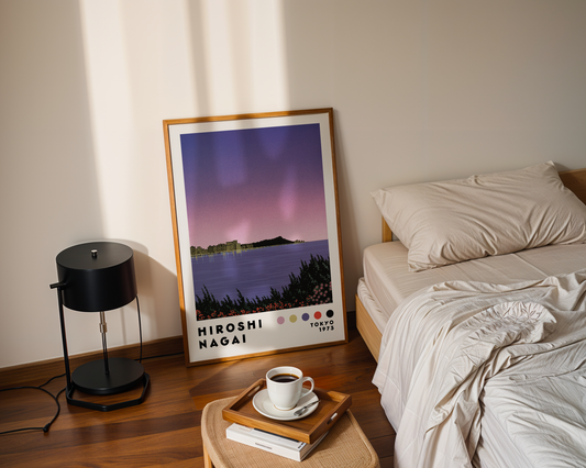 Hiroshi Nagai Skyline Dusk Poster