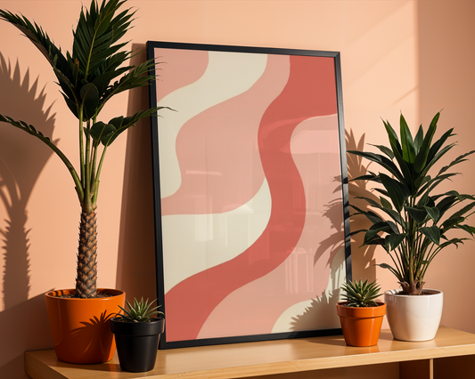 Abstract Colorful Shapes No.3 Poster