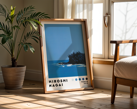 Hiroshi Nagai Coastal Stillness Poster