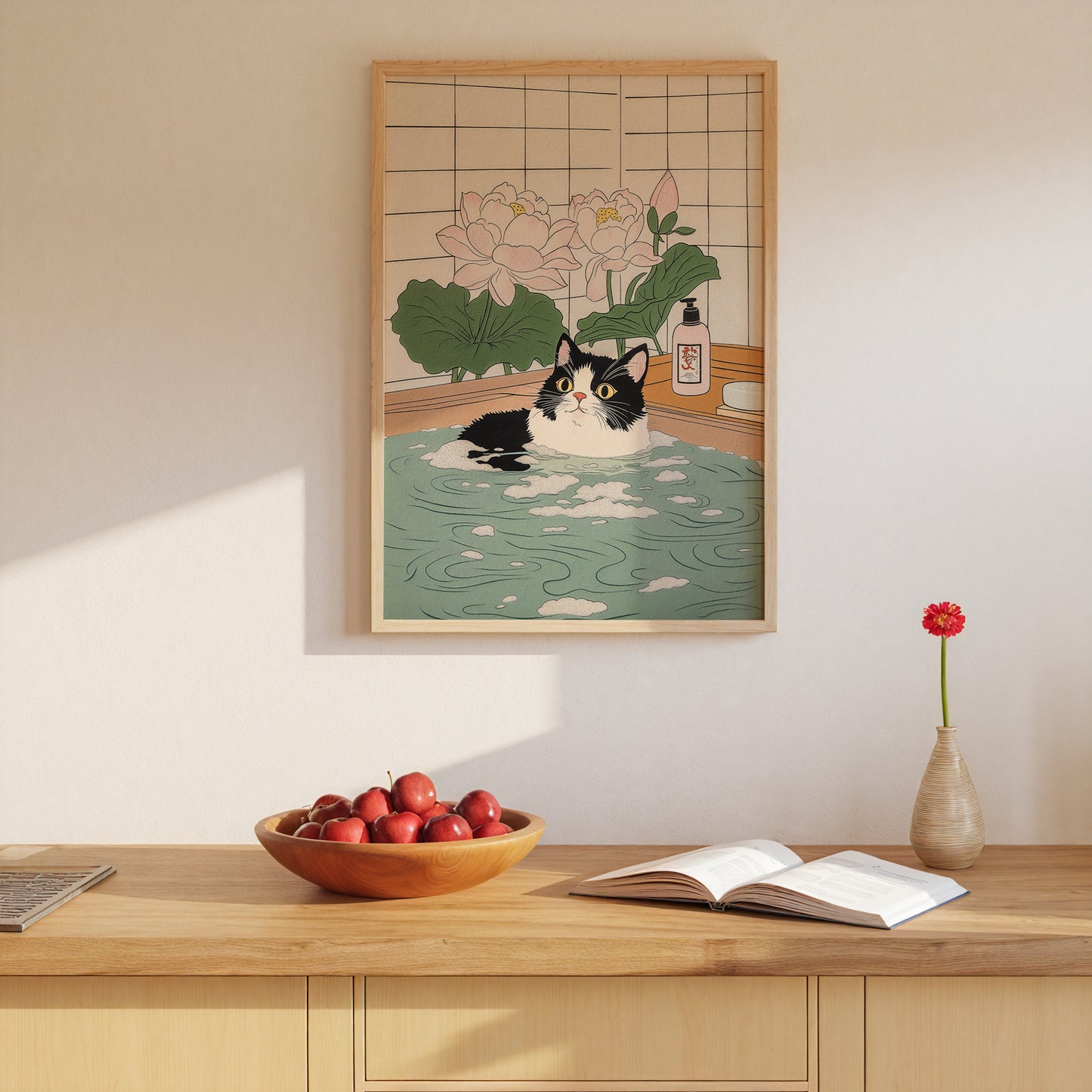 Calm Cat Moment Poster