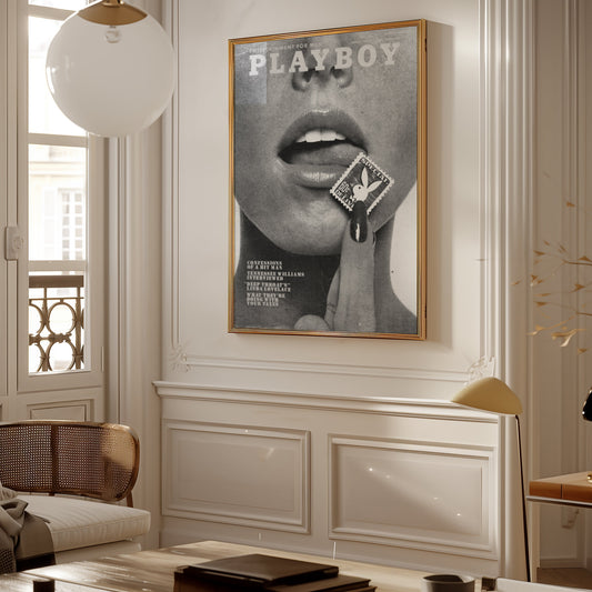 Playboy Lips Poster