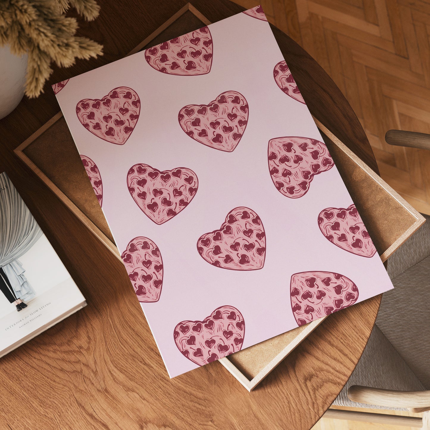 Strawberry Heart Poster