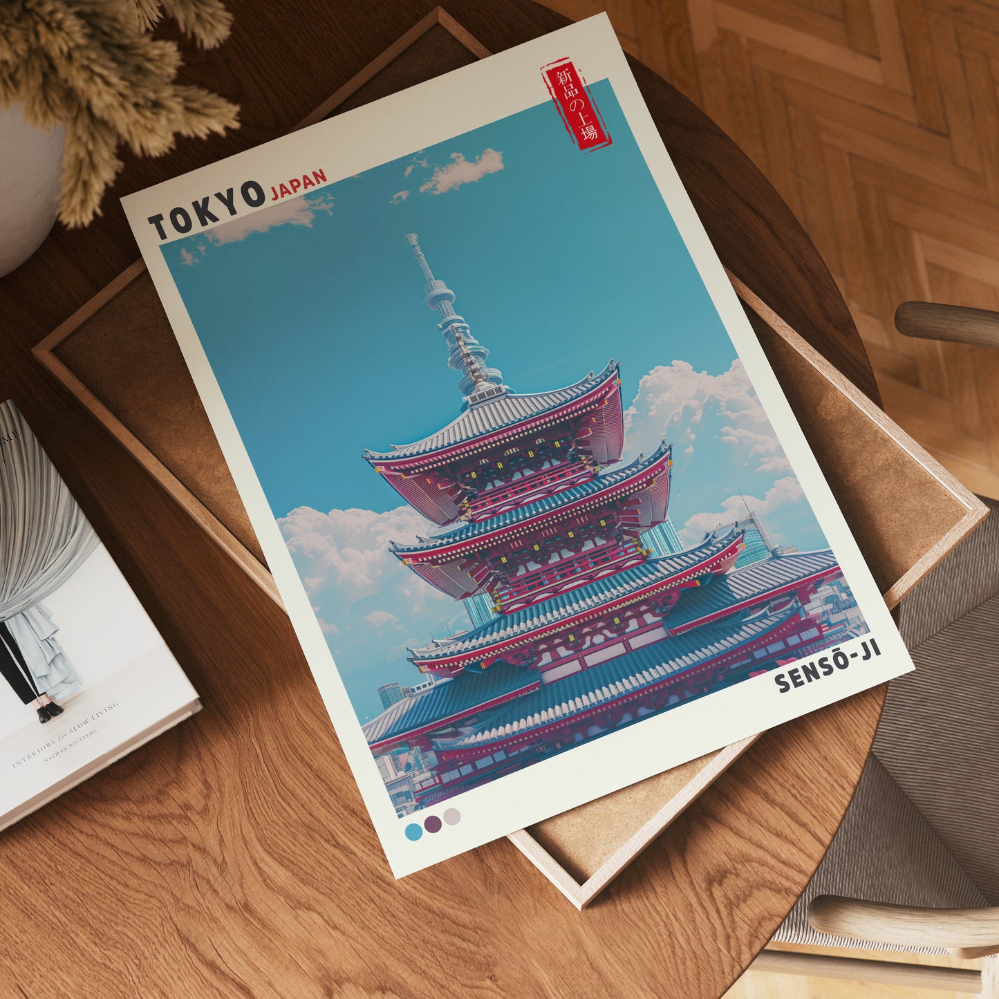 Sky Above Sensō-ji Poster