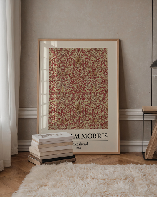 William Morris Bird Poster