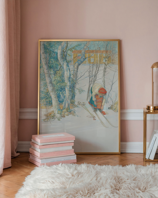 Carl Larsson Skidloperskan Poster