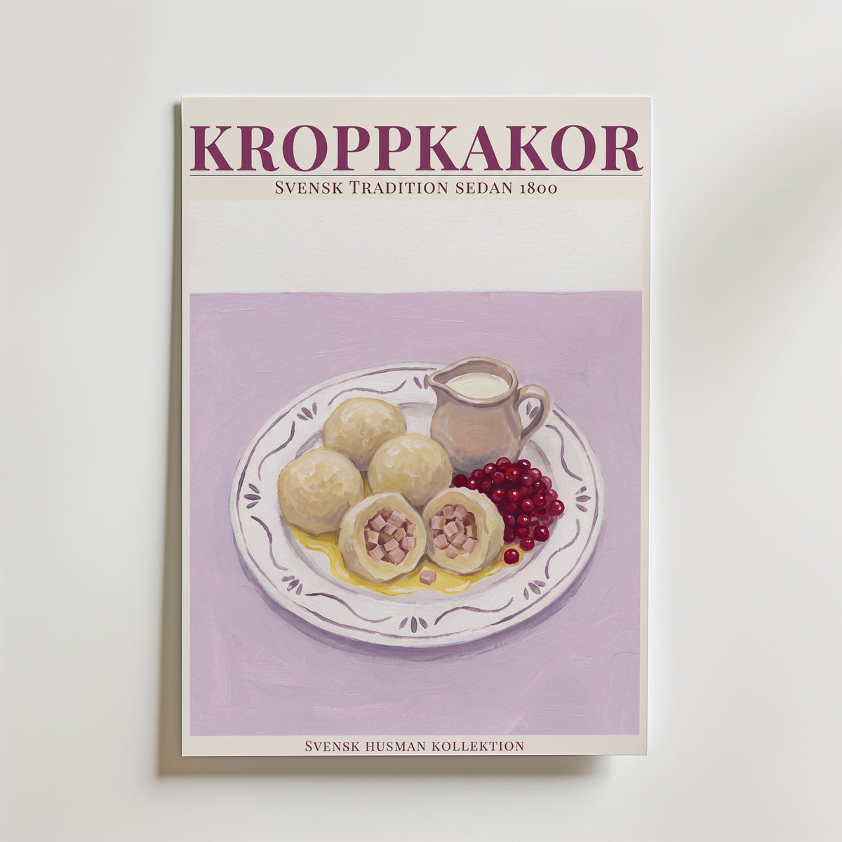 Kroppkakor Poster – produktbild
