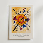 Wassily Kandinsky Sunrise Composition Poster – med passepartout