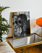 Mockup av Diamond Attitude affisch på vägg – köp enkelt hos Bozetto i hög kvalitet