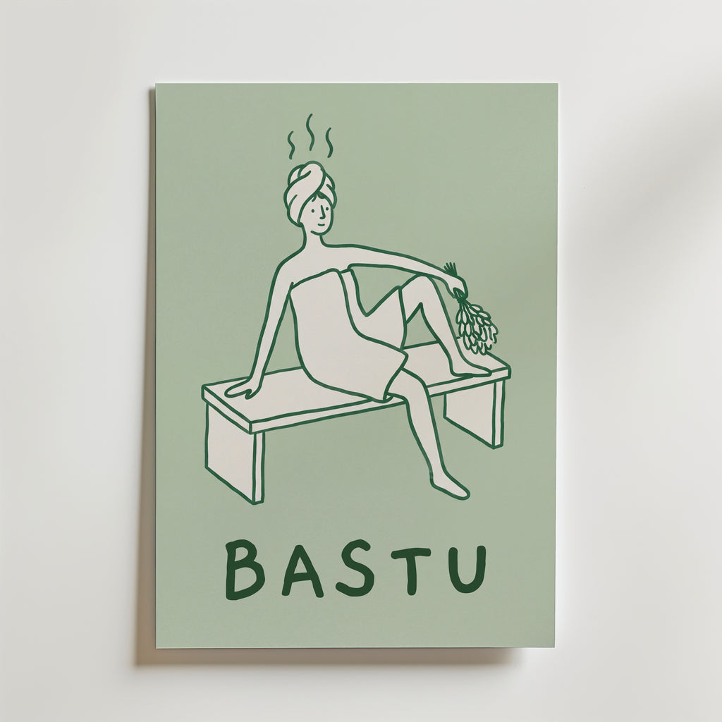 Bastu Poster – utan passepartout