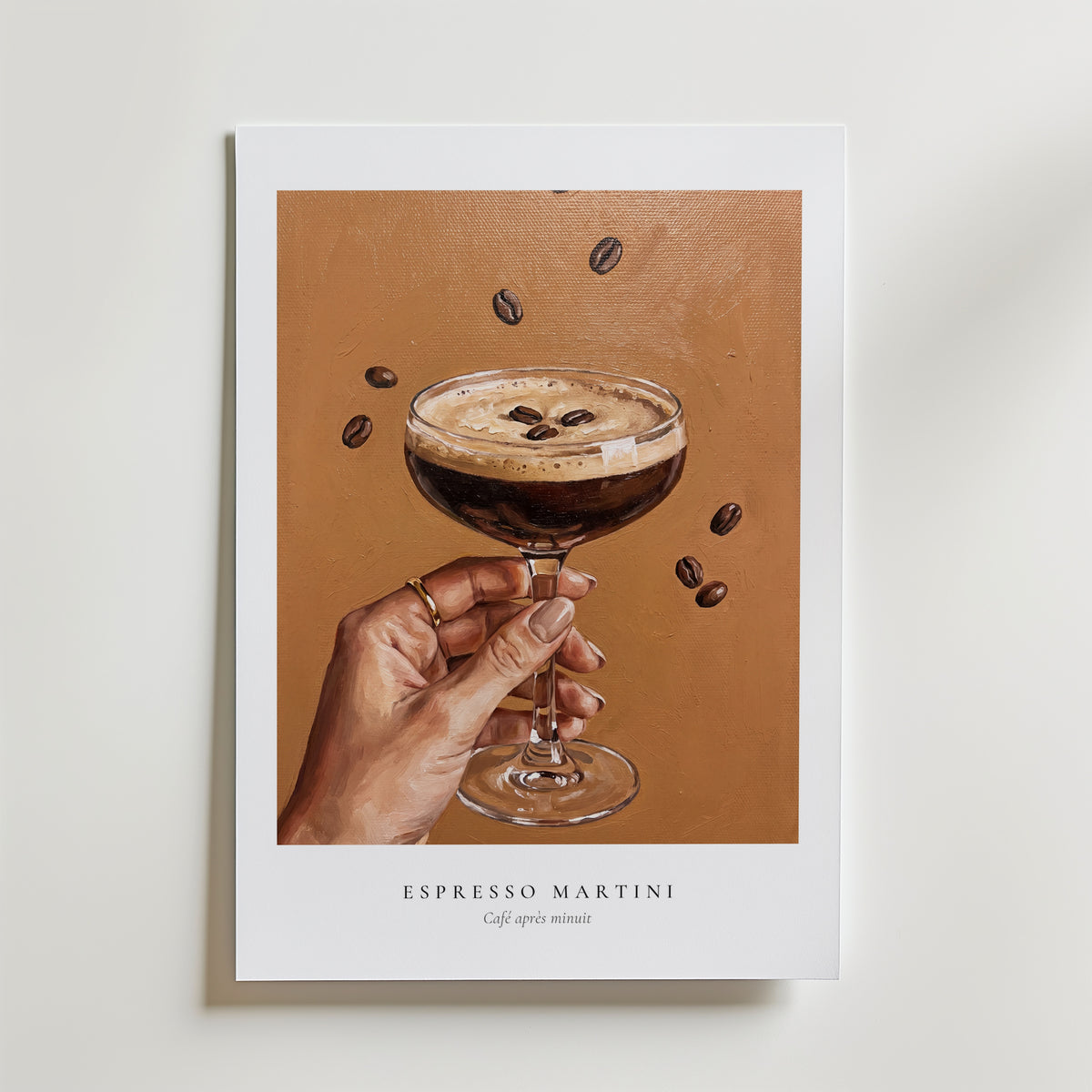 Espresso Martini Coupe Poster – utan passepartout