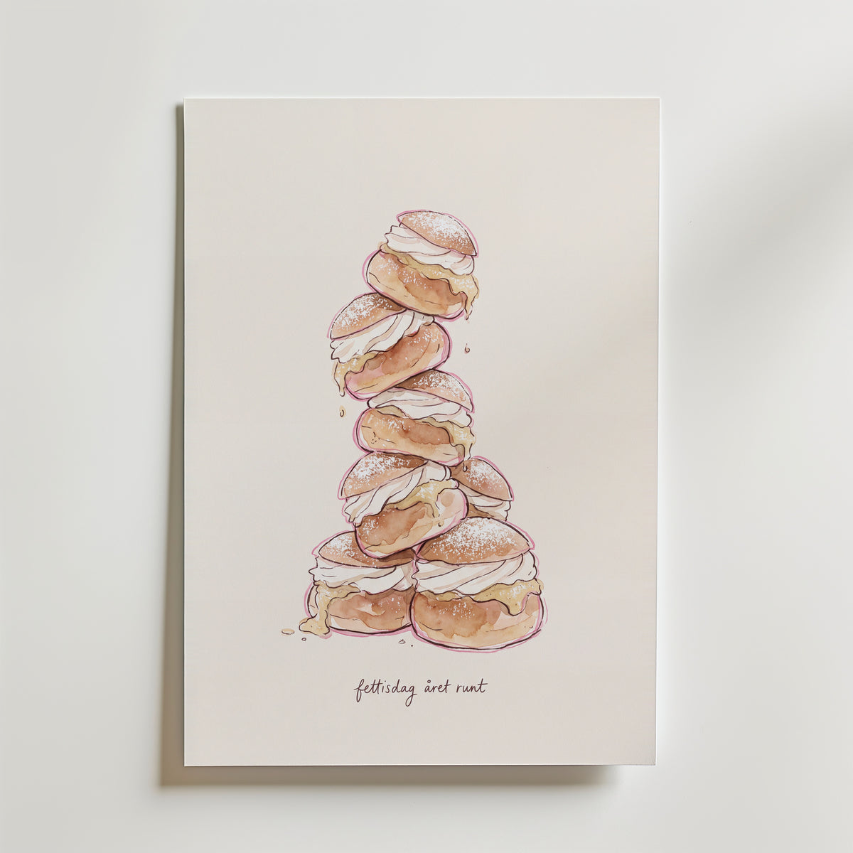 Fettisdag Året Runt Poster – canvas utan passepartout