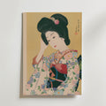 Hasui Kawase Departing Spring 1925 Poster – utan passepartout