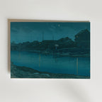 Hasui Kawase Omori Coast 1930 Poster – utan passepartout