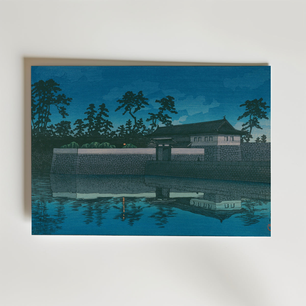 Hasui Kawase Sakurada Gate 1928 Poster – utan passepartout
