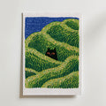 Hidden Cat Meadow Poster – canvas utan passepartout
