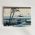 Katsushika Hokusai Ejiri in Suruga Province 1831 Poster – utan passepartout