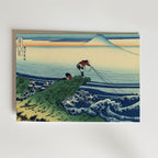 Katsushika Hokusai Kajikazawa in Kai Province 1831 Poster – utan passepartout
