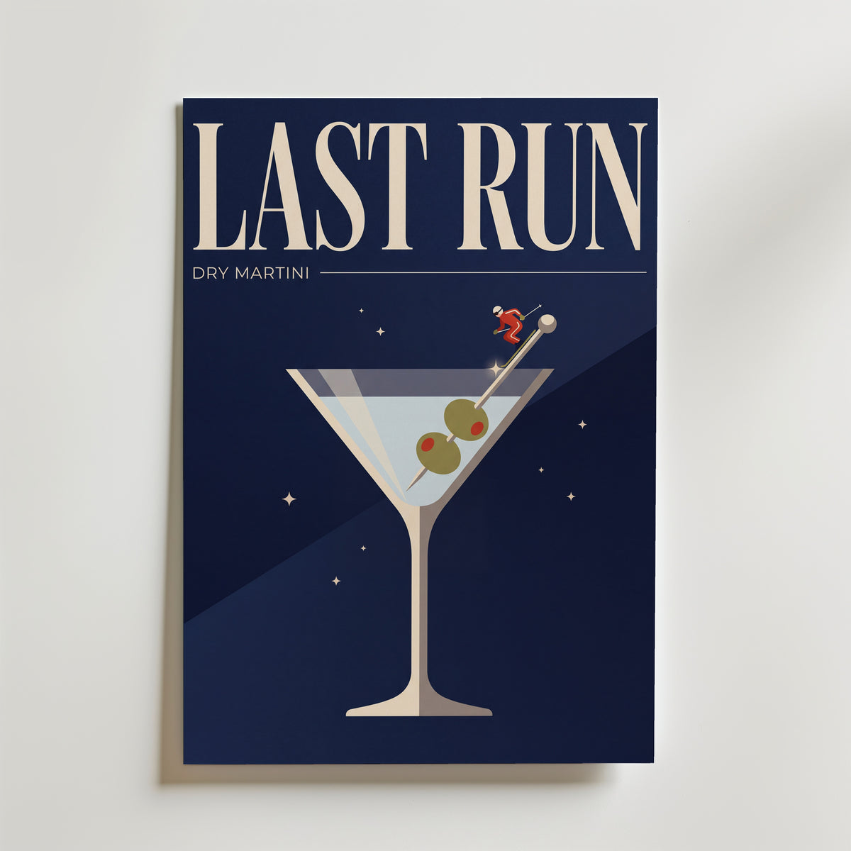 Midnight Olive Run Poster – utan passepartout