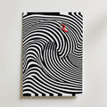 Op Art Surf Poster – canvas utan passepartout