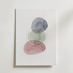 Pebble Balance Poster – utan passepartout