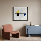 Piet Mondrian Lozenge Composition 1921 Poster – inramad 1