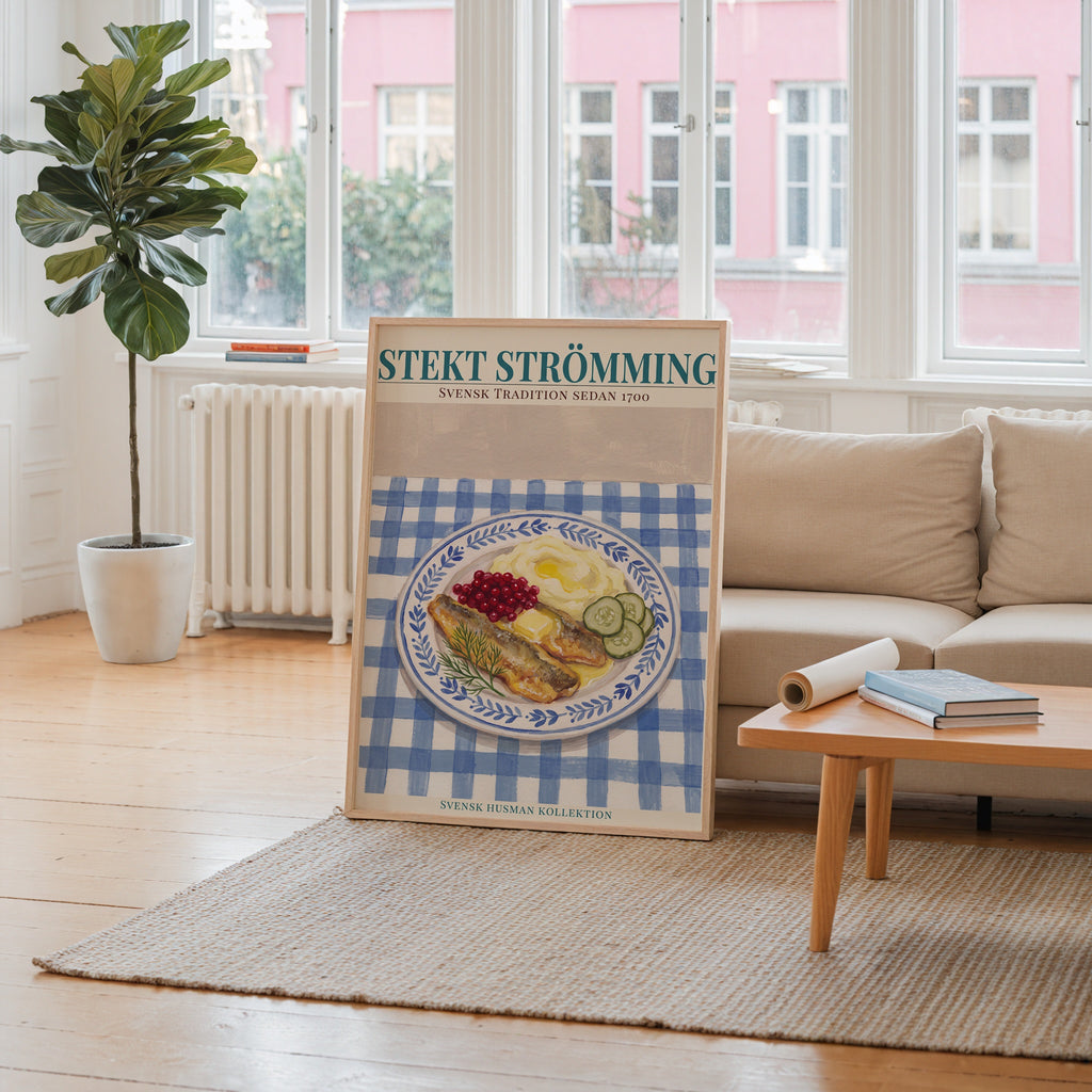 Stekt strömming Poster – i rum 1