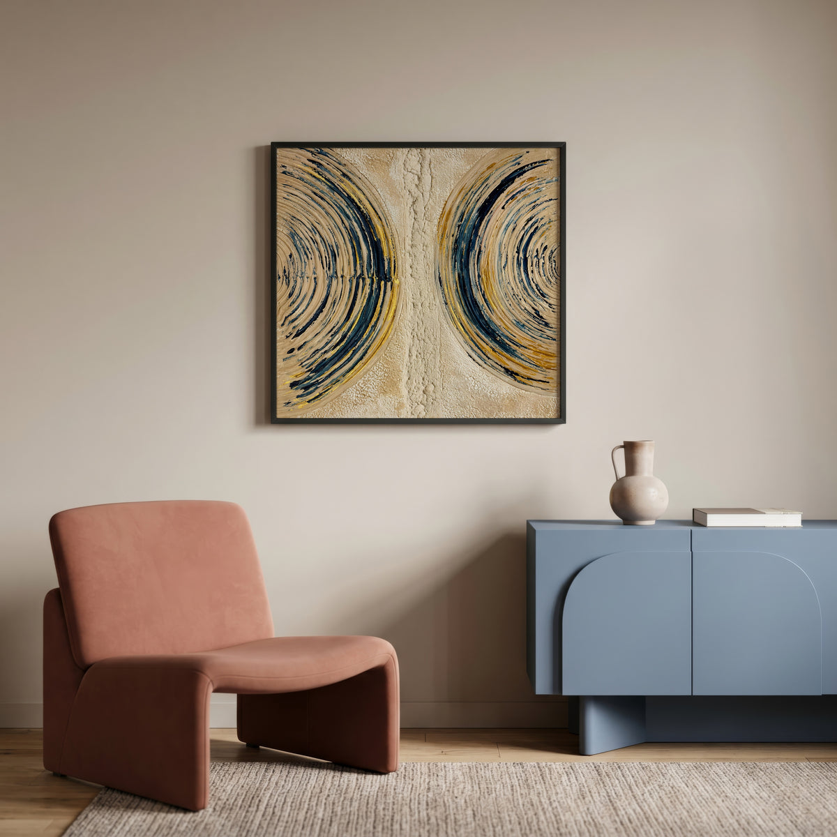 Sonia Tondkar Två Halvmånar Poster – inramad 1
