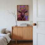 Flower Bull Poster – i rum 1