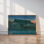 Hasui Kawase Hirakawa Gate 1930 Poster – i rum 1
