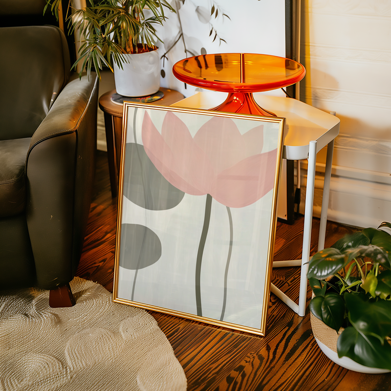 Blossoming Lotus Poster