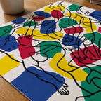 Fernand Leger The Swimmers Poster – närbild på papper